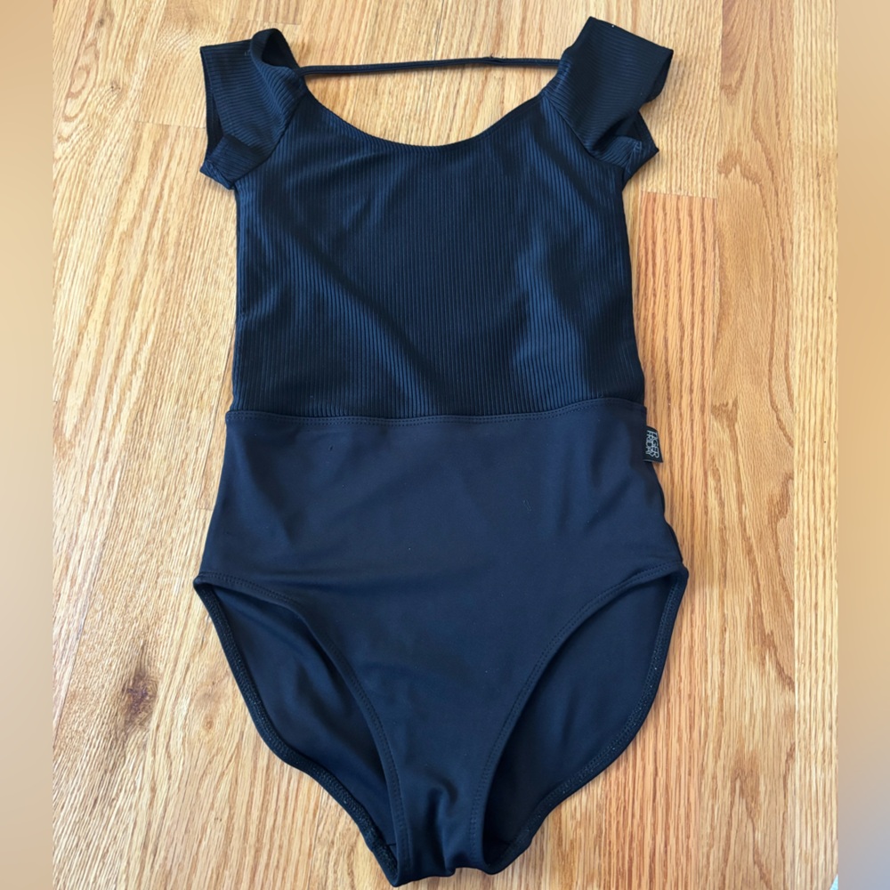 Tiger Friday Black Leotard